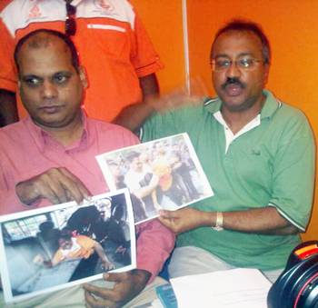 Uthaya at hrp HQ