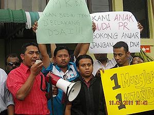 penang amk support anwar demo 170311 amir ghazali speech