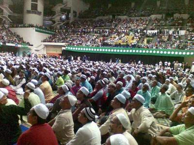 anwar selangor anti fitnah talk crowd