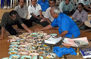 alfred jabu miring ceremony betong 060411 ritual