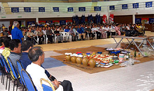 alfred jabu miring ceremony betong 060411 opening ceremony