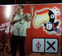 sarawak state election dap second nite ceramah kit siang speaking