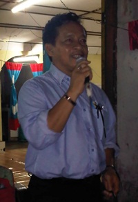 Pkr layar candidate stanny embat give speech