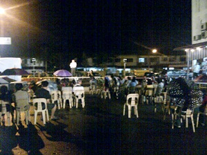 supp crowd in sibu sarawak election