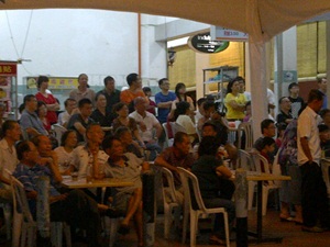 pkr crowd in batu lintang sarawak election