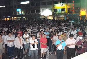 sarawak election sibu dap ceramah 110411 crowd