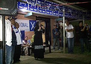 sarawak election bn ceramah kg seberang jaya 110411 umi hafidal