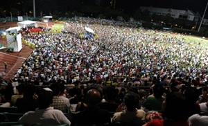 Singapore People's Party's (SPP) election campaign rally at Bishan Stadium 1