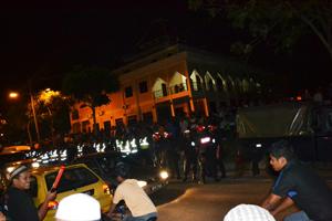 anwar ibrahim, ceramah pandi kutty, melaka, disrupt by police