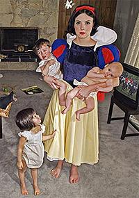snow white become house wife