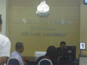 police report by mohd azuan ab rahman, death threat by papa gomo,