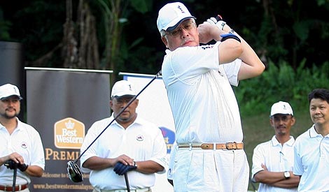 Perwakilan puji pukulan golf Najib 'cukup sempurna'