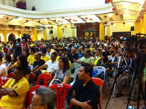 bersih launching crowd
