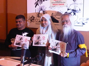 zunar cartoon launch 030711 01