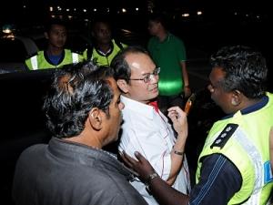 ronnie liu arrested by police bersih 020711