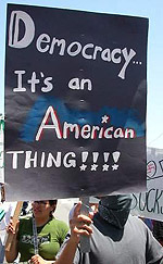 democracy 140406 protestors
