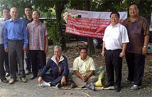 pahang logger hunger strike 080911