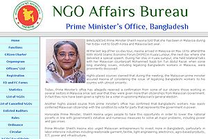 bangladesh prime minister office ngo affairs bureau 180911 01