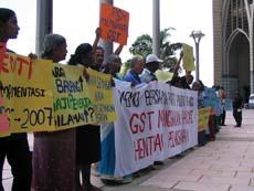 gst protest memo finance ministry 201004 slogans