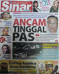 sinar harian on hu pang chaw 101011