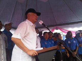 najib at pekan rawang