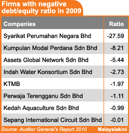 audit report 2010 241011 debt equity ratio