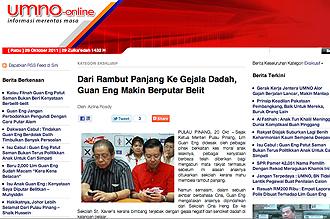 internet article attacking lim guan eng 261011 article in umno-online
