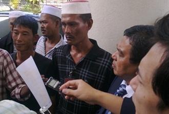mat rempit protest in penang, hilmi second right