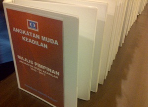 amk pkr youth leaflet pamplet at congress 3