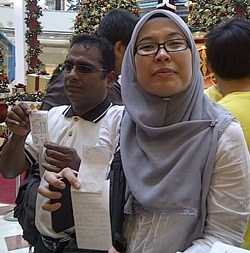 fahdiah flashmob klcc
