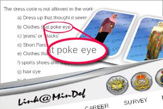 mindef poke eye dress code 050112