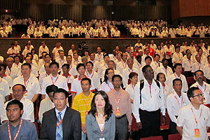 dap convention shah alam 080112 crowd