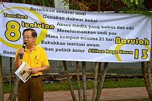 penang bersih carnival 150112 toh kin woon
