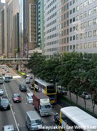 hongkong modern street view