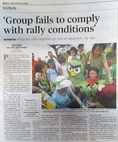 newspaper report on himpunan hijau 2 270212 nst