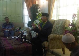 hasan ali, jati president pc at his house, kl