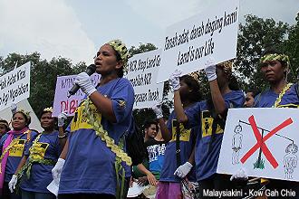 superwomen rally 180312 orang asli