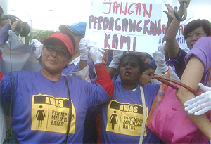 women's day rally 180312