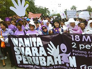 women's day rally 180312