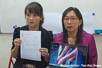 lim hui hui police assault teresa kok 020412 01