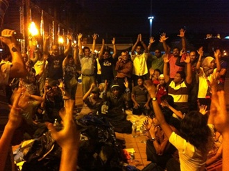 students in dataran merdeka attacked by thugs after the attack