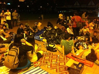 students in dataran merdeka attacked by thugs crowd