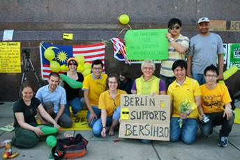 bersih 3.0 rally at germany berlin 1