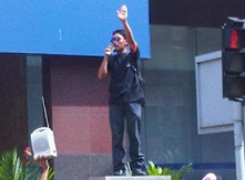 the real khalid ismath in bersih 3.0 rally