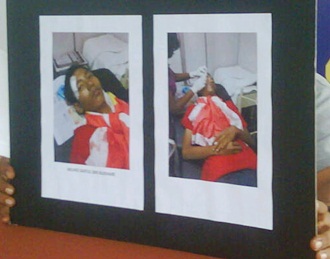 lembah pantai umno supporter hit by a rock at pkr ceramah