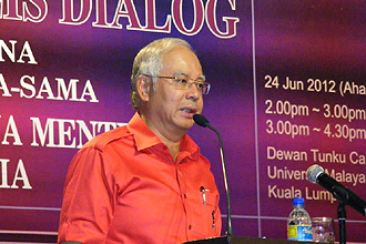 najib universiti malaya dialogue 240612