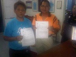 tang ah chai making police report pengerang