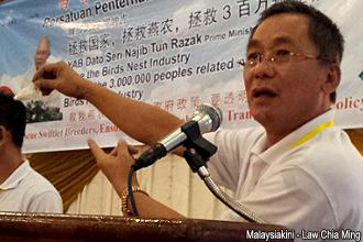 swiftlet breeders association protest meeting 090712 ang bak khoon