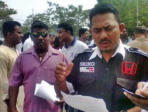 MPSP councillor Amir Ghazali, funeral parlour protest