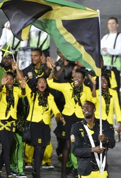 london olympics opening 2012 jamaica athletes